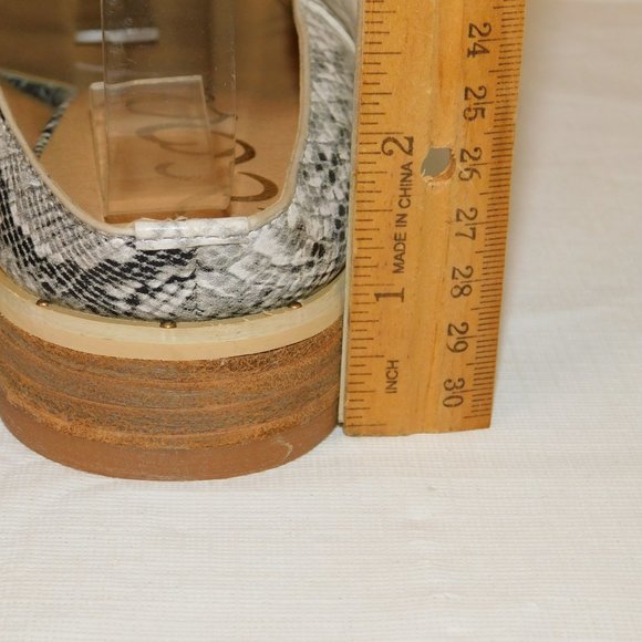 CCOCCI Snakeskin Print Slip On Mules Slides Size 8 - Picture 5 of 10